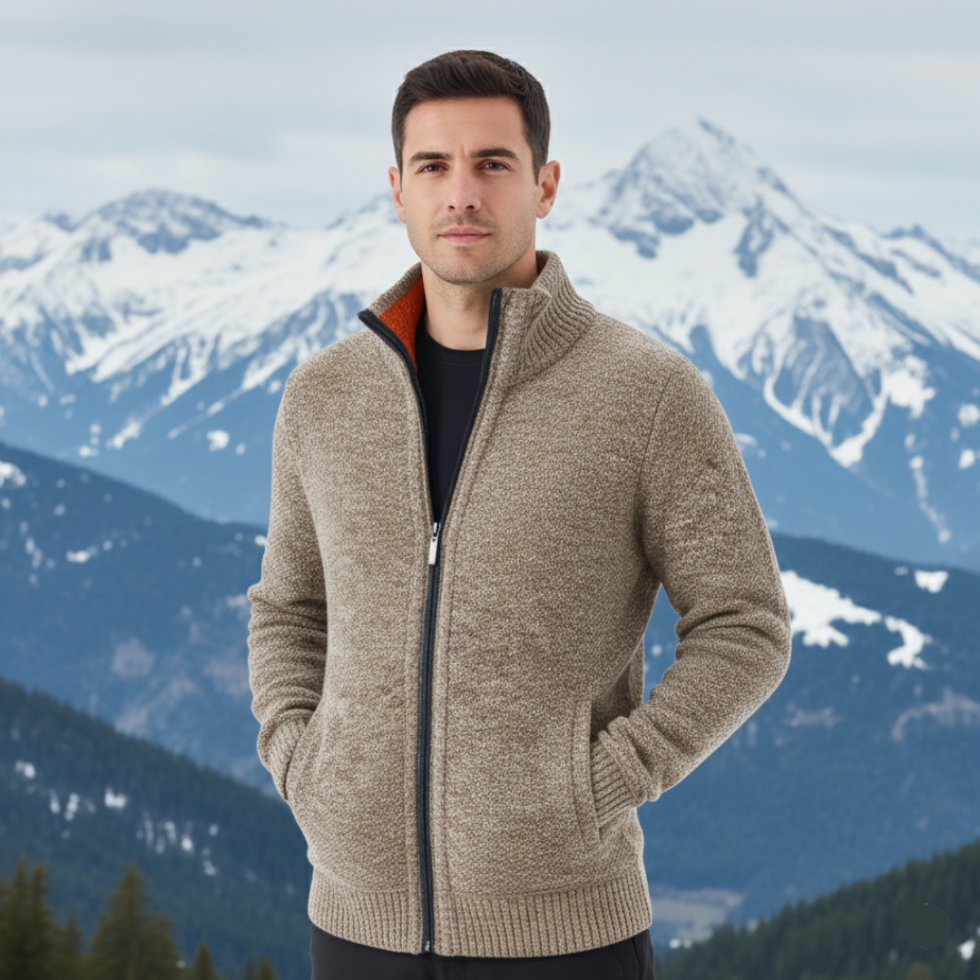 Modischer und Eleganter Herren-Winter-Cardigan