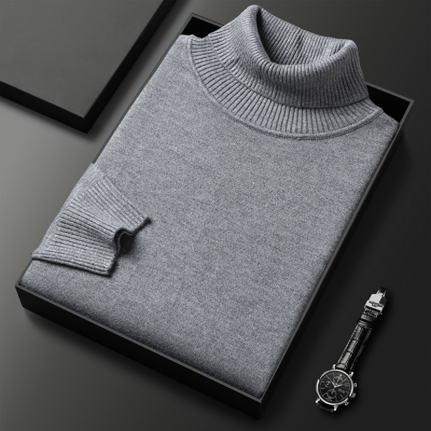 Klemens - Luxus-Linie: Herren Rollkragenpullover