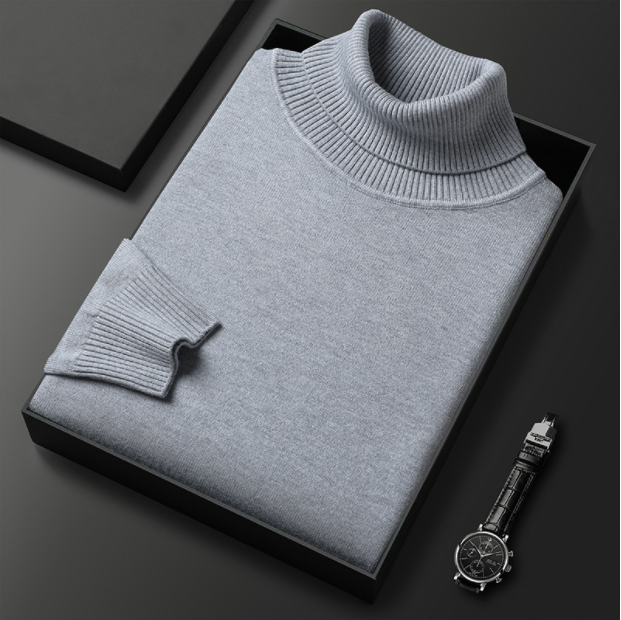 Klemens - Luxus-Linie: Herren Rollkragenpullover