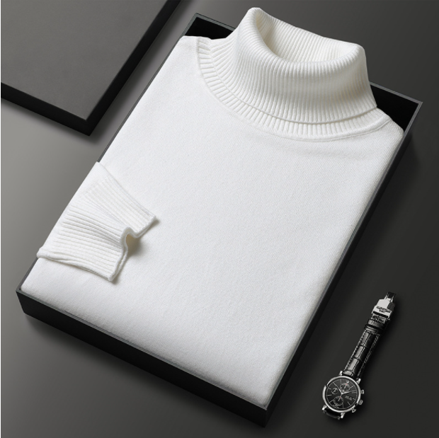 Klemens - Luxus-Linie: Herren Rollkragenpullover