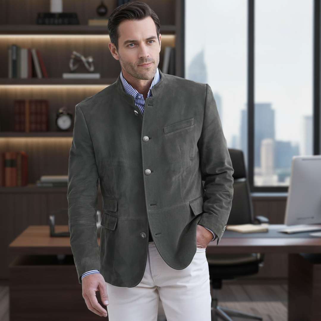 Martin - Herren Klassische Button-Down Jacke