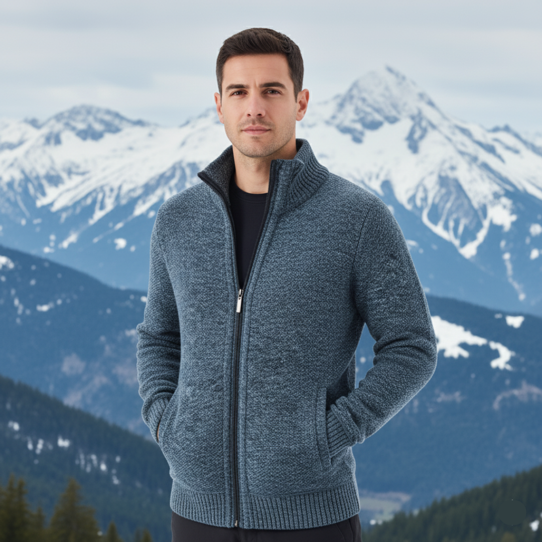 Modischer und Eleganter Herren-Winter-Cardigan