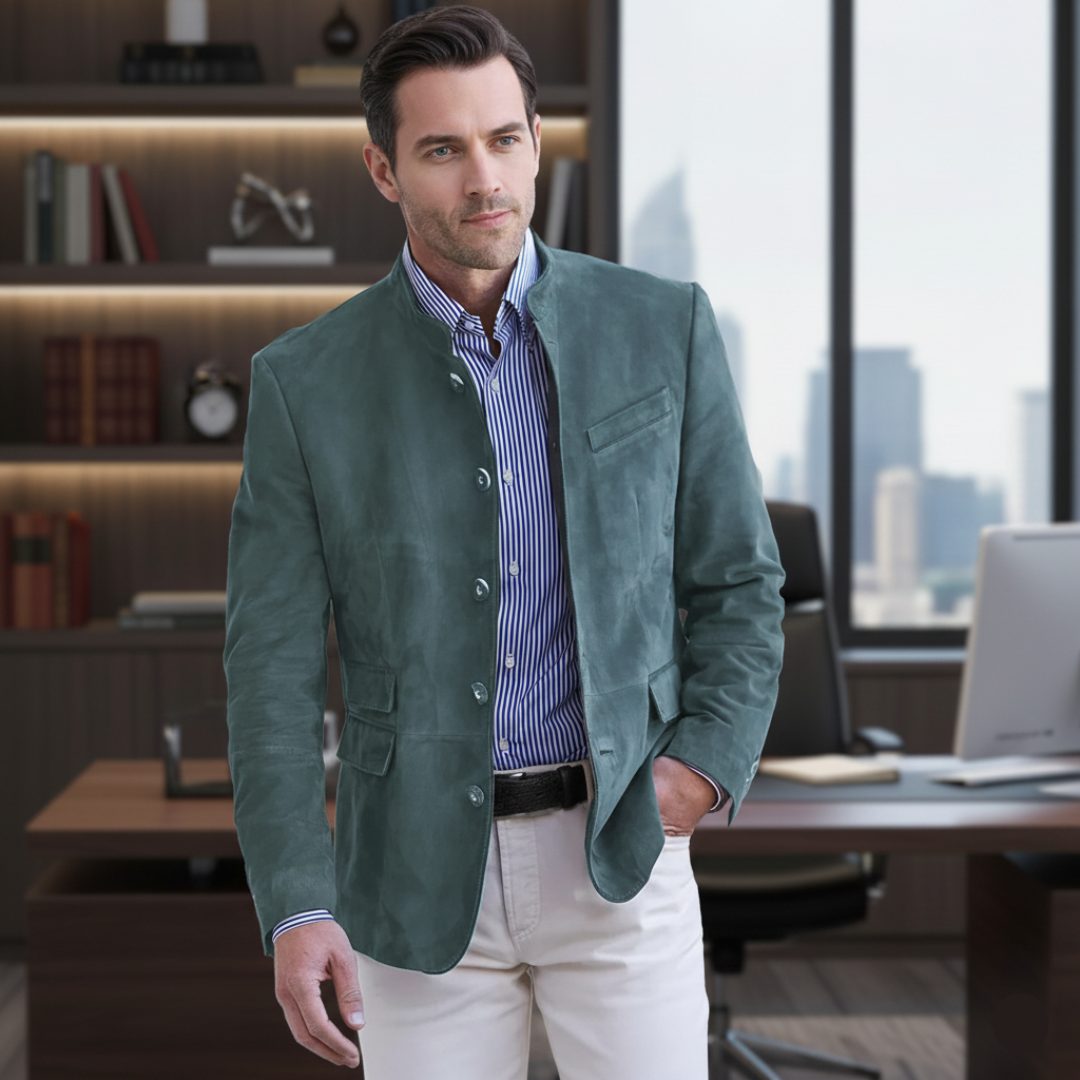 Martin - Herren Klassische Button-Down Jacke