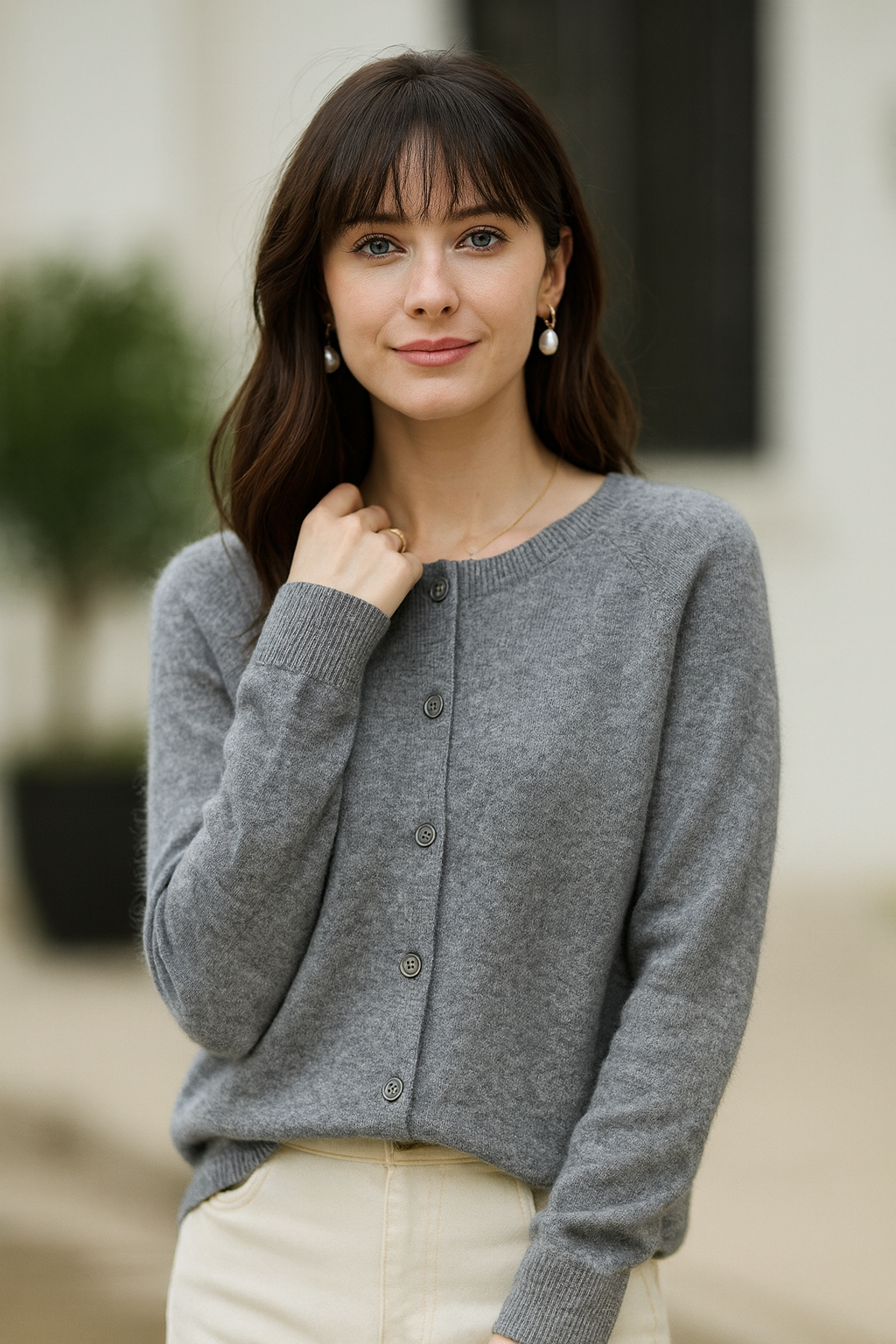 Damen Strickjacke