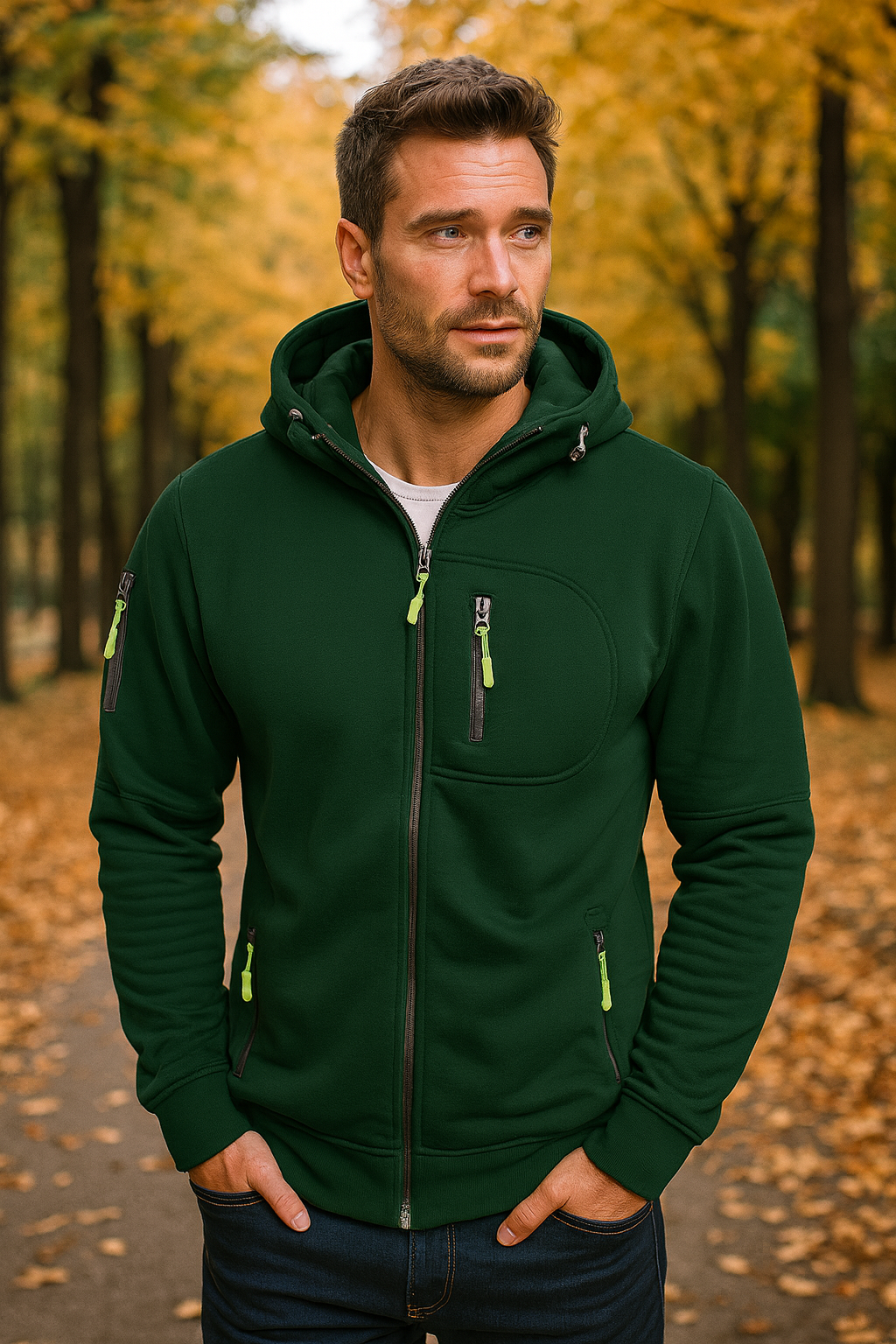 Nathan Zip-Hoodie
