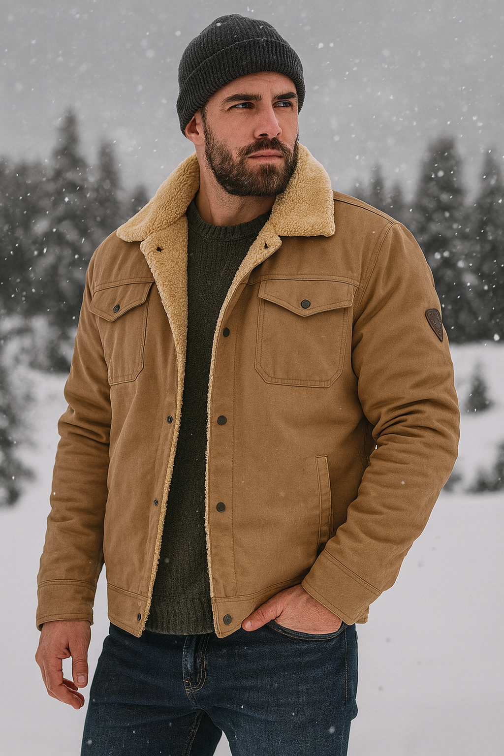 Stylische Winterjacke
