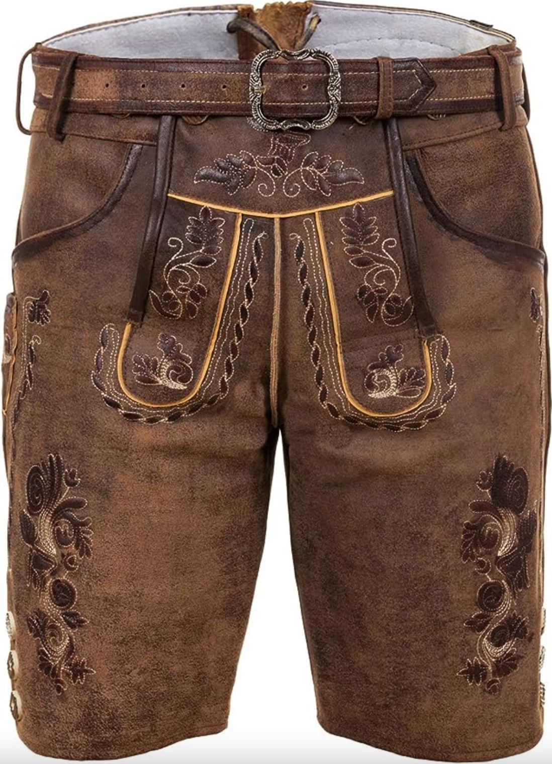 Traditionelle Herren-Lederhose mit Stickerei – Perfekt für Oktoberfest, Volksfeste & Trachtenmode kaufen | Bayerische Trachtenmode Online Shop