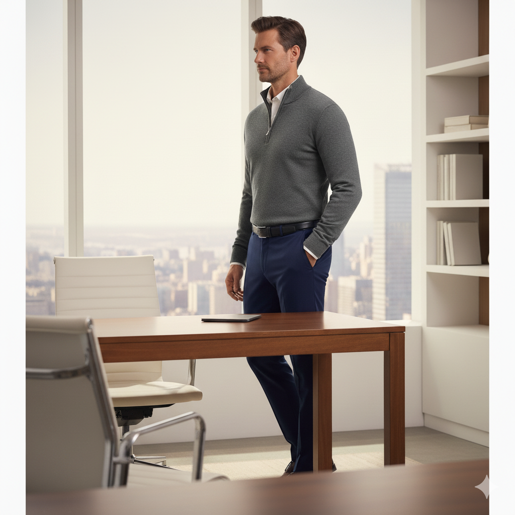 Modischer Pullover