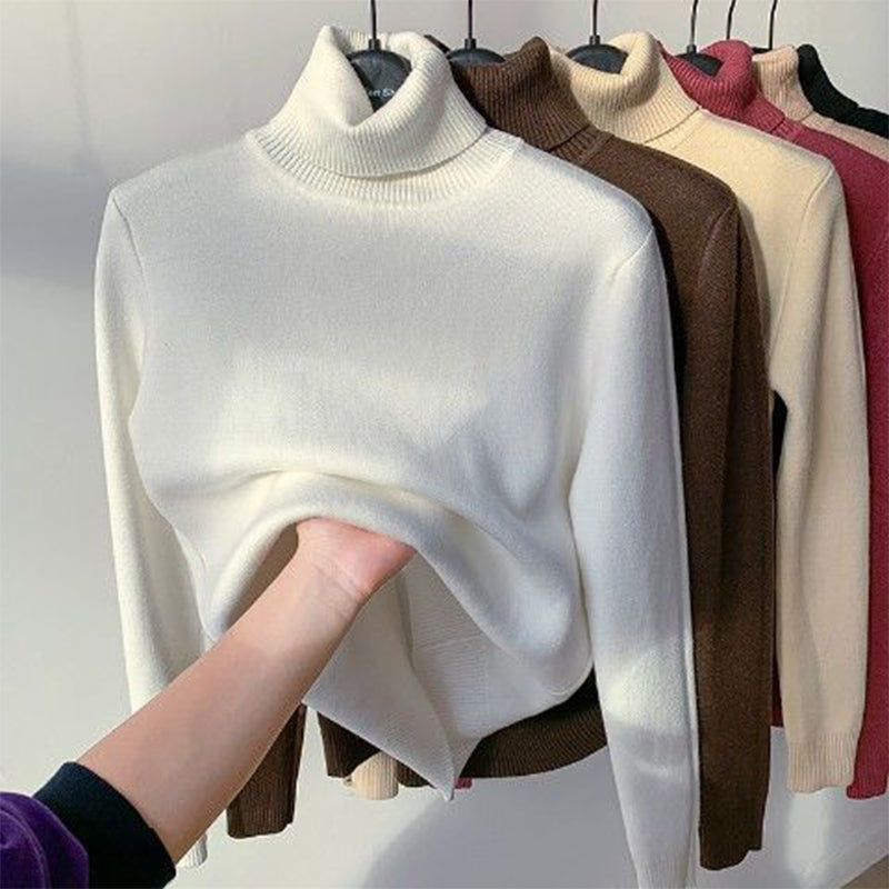Alpaca - Maxi comfort sweater with turtleneck
