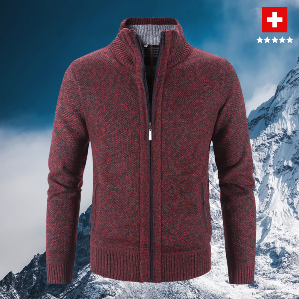 Modischer und Eleganter Herren-Winter-Cardigan