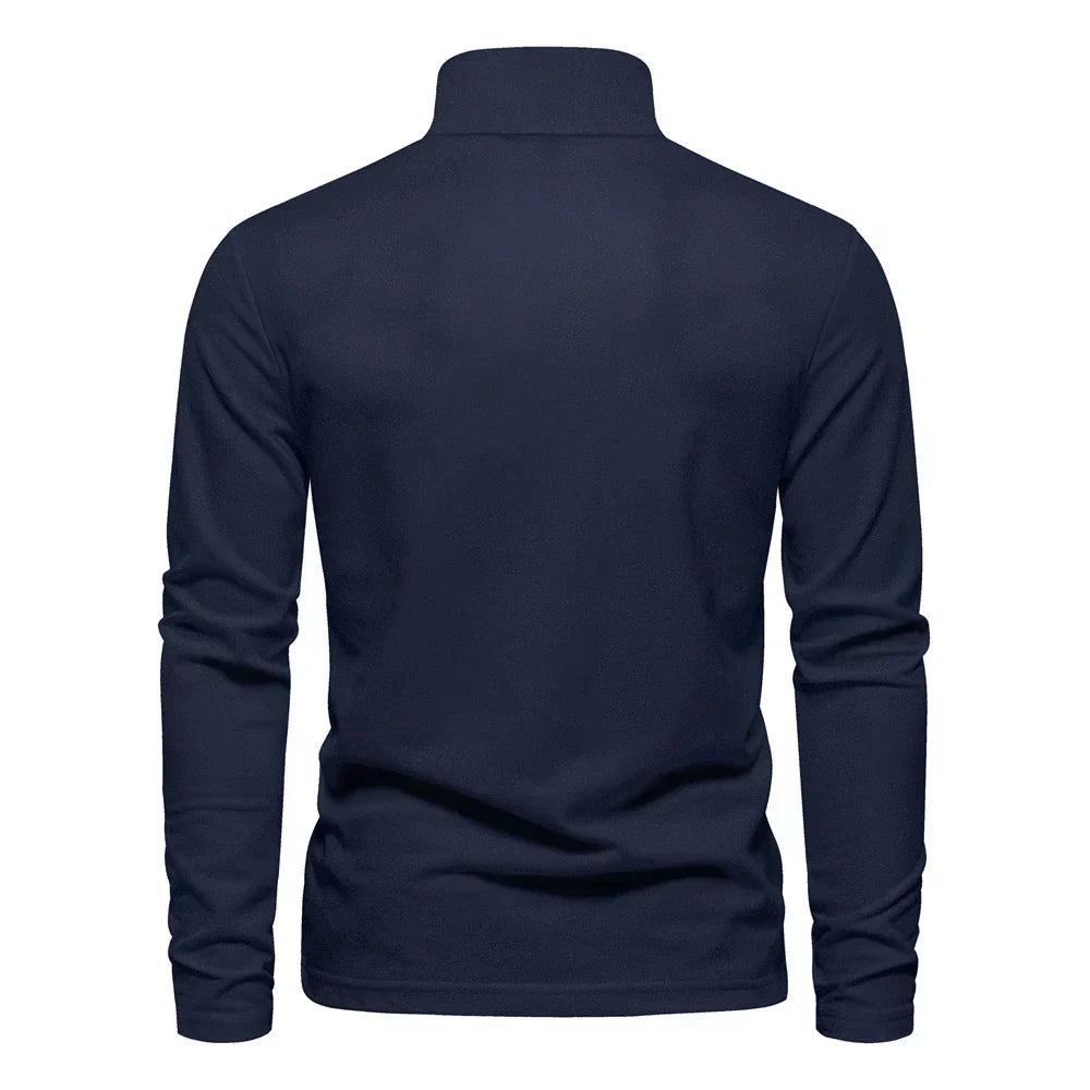 Herren Langarm-Polohemd