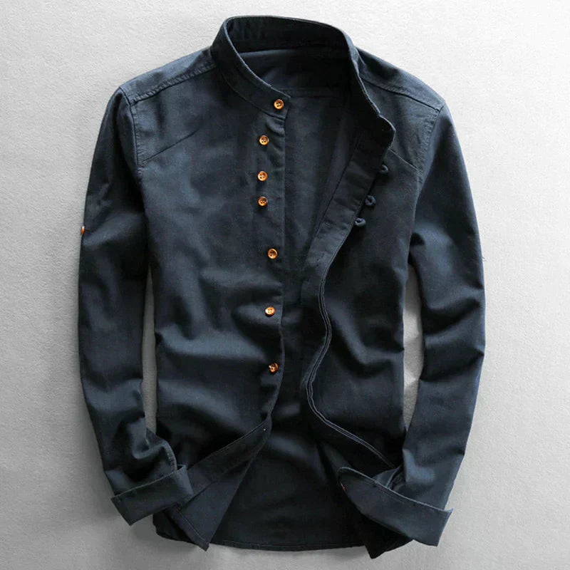 Herrenhemd im Samurai-Look
