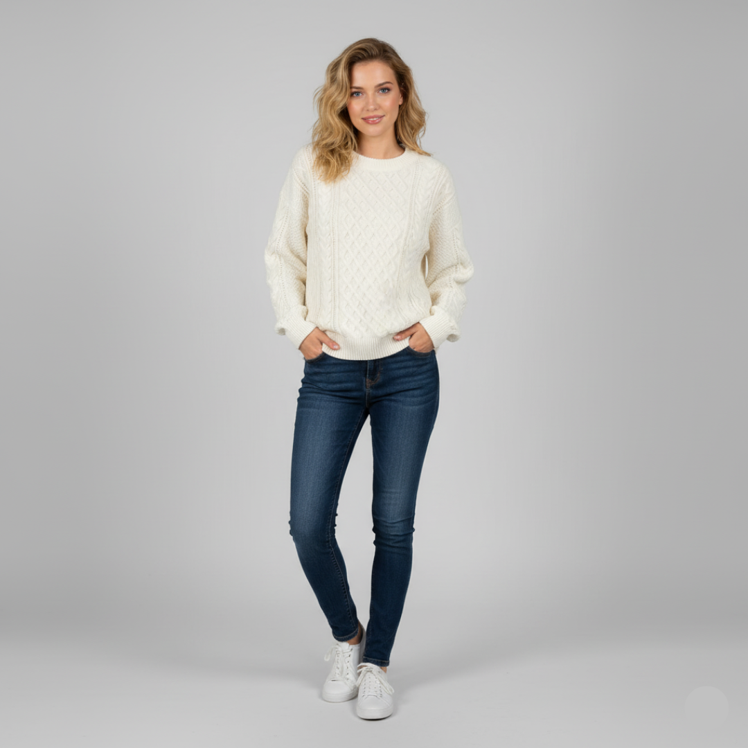 Theresa | Warmer Damen Wollpullover