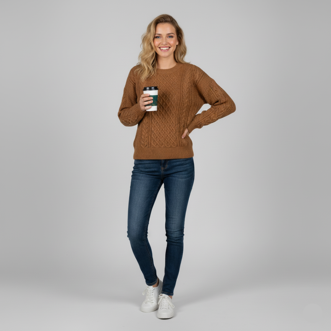 Theresa | Warmer Damen Wollpullover