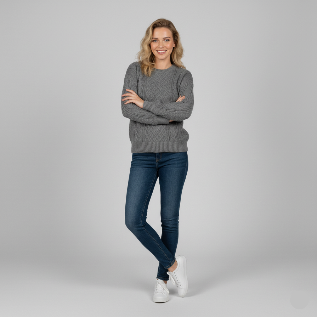 Theresa | Warmer Damen Wollpullover