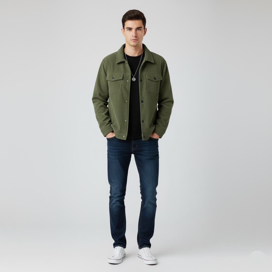 Geraldo Herren Cordjacke