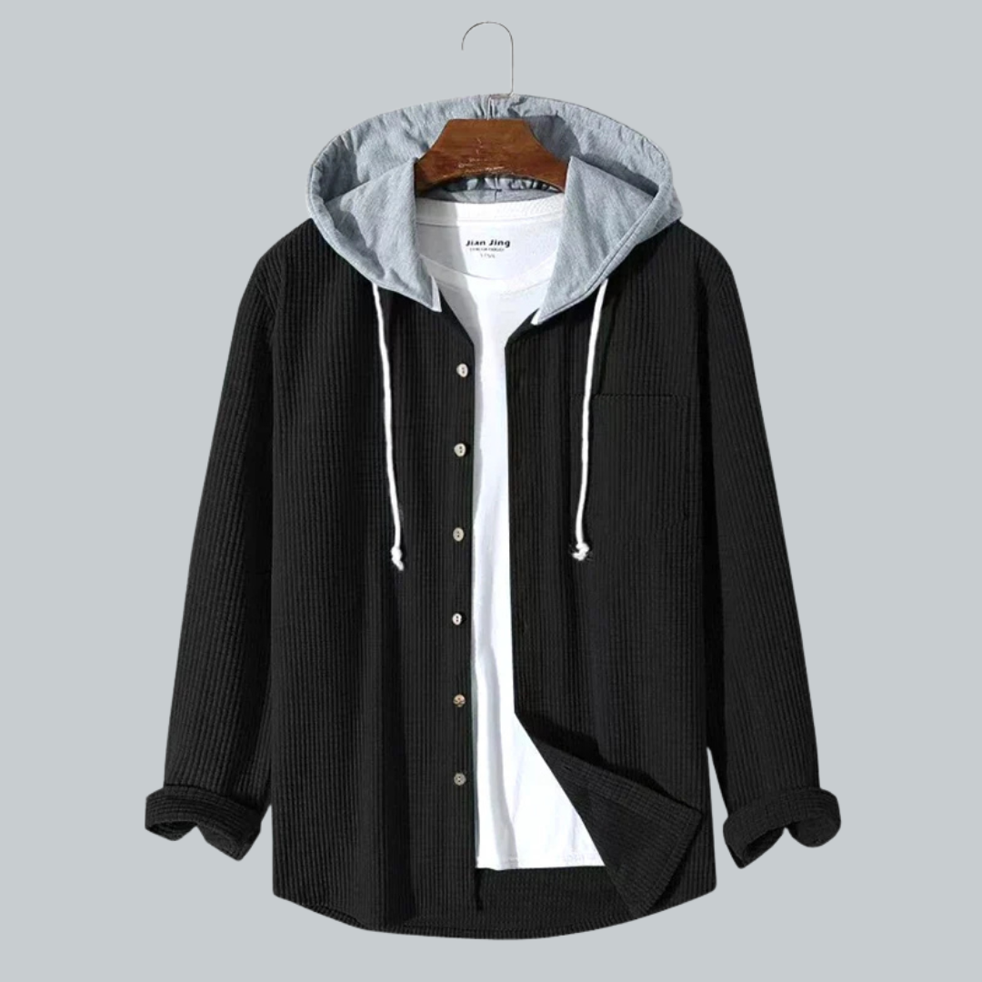 Sergio Herren Cordjacke mit Kapuze