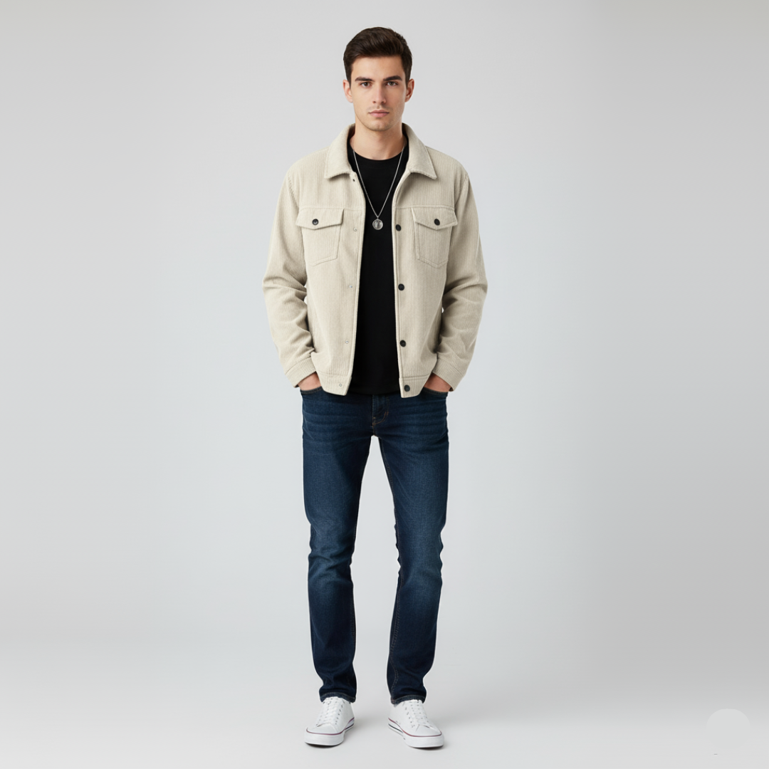 Geraldo Herren Cordjacke