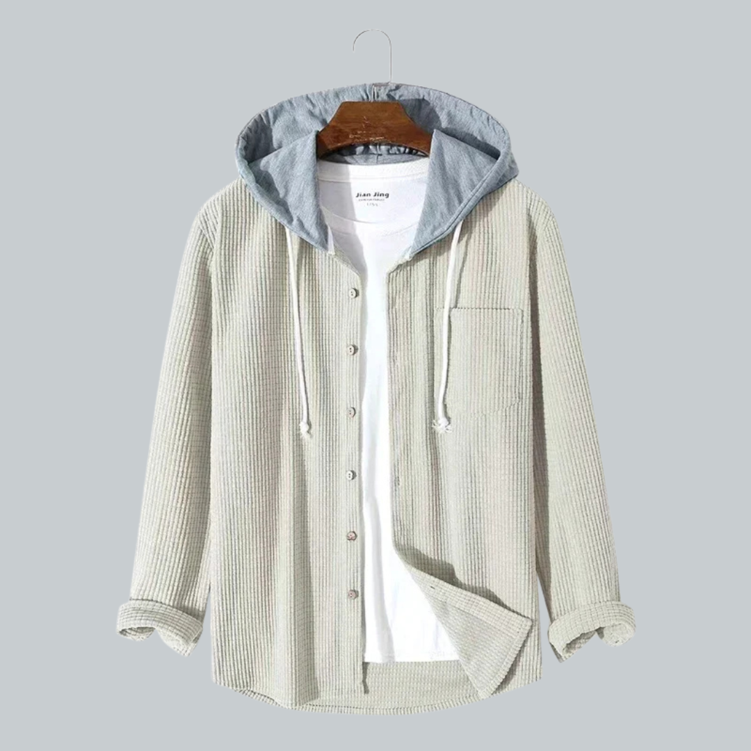 Sergio Herren Cordjacke mit Kapuze