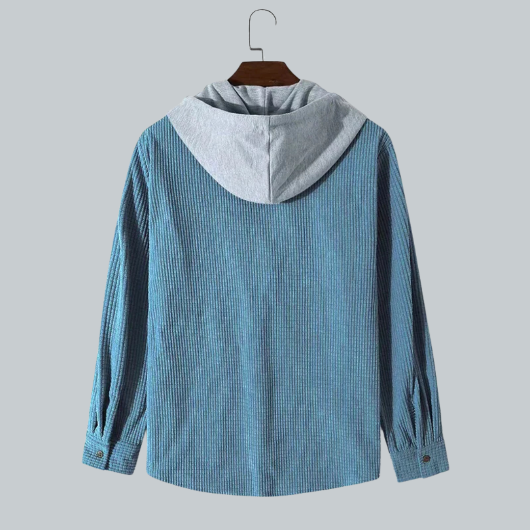 Sergio Herren Cordjacke mit Kapuze