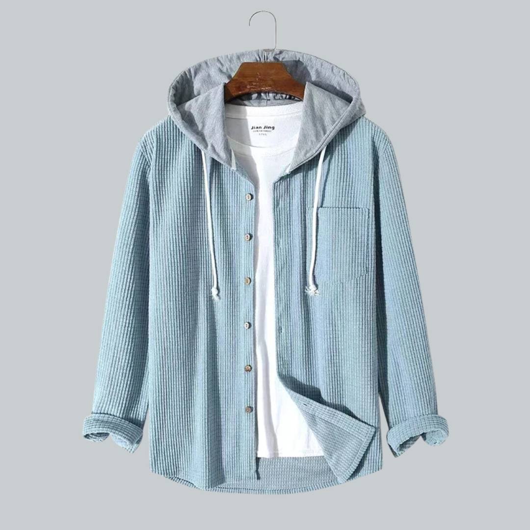 Sergio Herren Cordjacke mit Kapuze