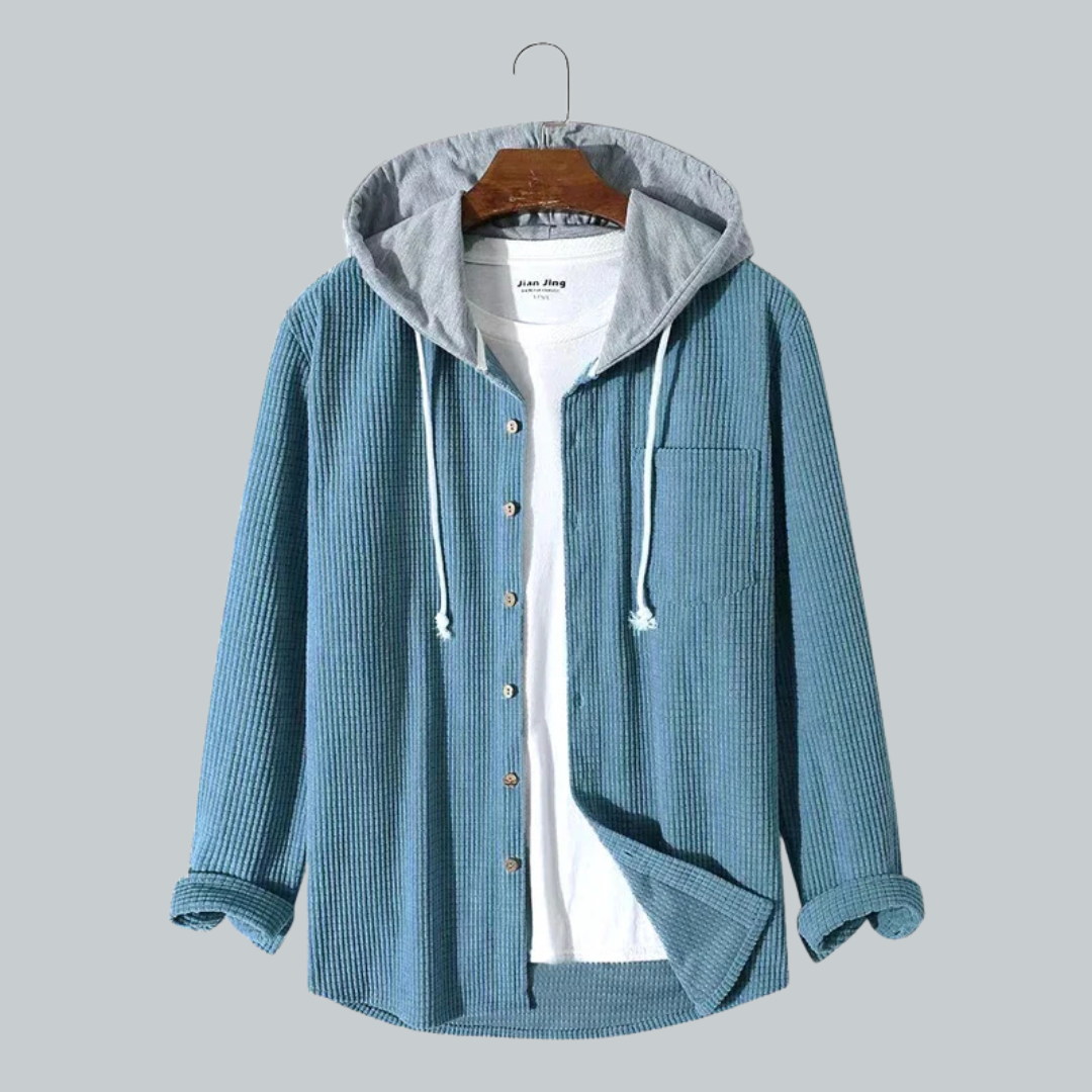 Sergio Herren Cordjacke mit Kapuze