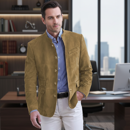 Martin - Herren Klassische Button-Down Jacke