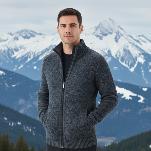 Modischer und Eleganter Herren-Winter-Cardigan
