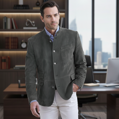 Martin - Herren Klassische Button-Down Jacke