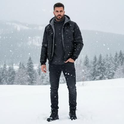Konrad Herren Winterjacke mit Kapuze