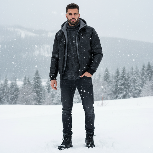 Konrad Herren Winterjacke mit Kapuze