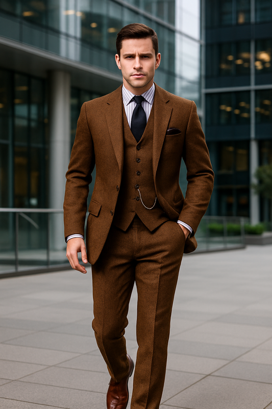 Herren Anzug Set 3-teilig