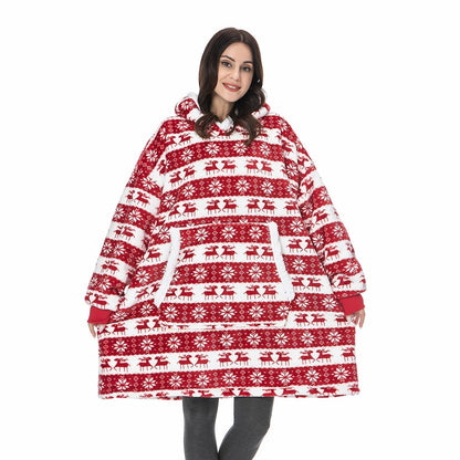 Caryn - Köstliche Kombination aus weichem Hoodie und kuscheliger Decke in einem!