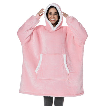Caryn - Köstliche Kombination aus weichem Hoodie und kuscheliger Decke in einem!