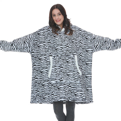 Caryn - Köstliche Kombination aus weichem Hoodie und kuscheliger Decke in einem!