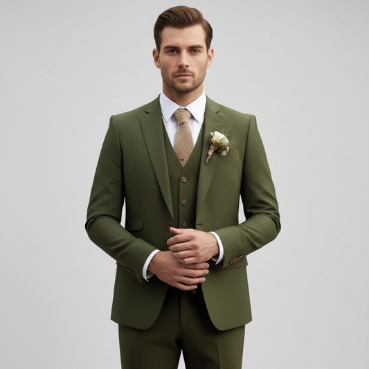 Francesco | Eleganter 3-teiliger Herrenanzug für Hochzeitsgäste