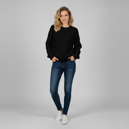 Theresa | Warmer Damen Wollpullover