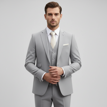 Francesco | Eleganter 3-teiliger Herrenanzug für Hochzeitsgäste