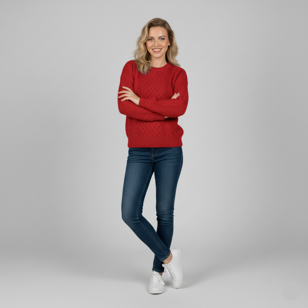 Theresa | Warmer Damen Wollpullover