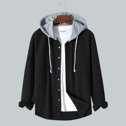Sergio Herren Cordjacke mit Kapuze