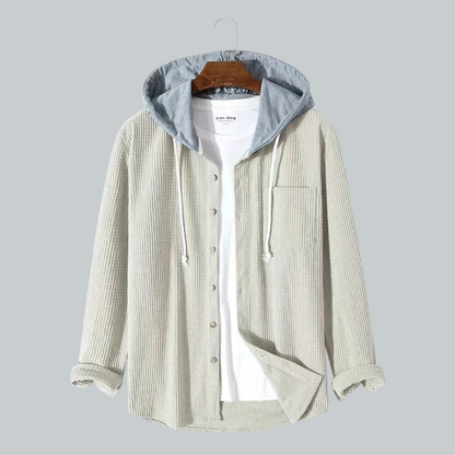 Sergio Herren Cordjacke mit Kapuze
