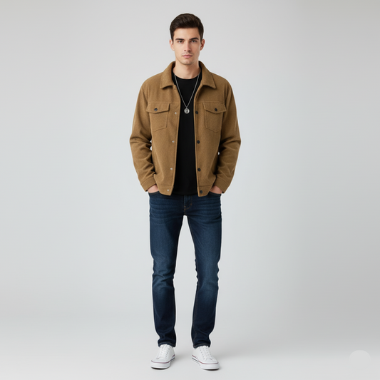 Geraldo Herren Cordjacke